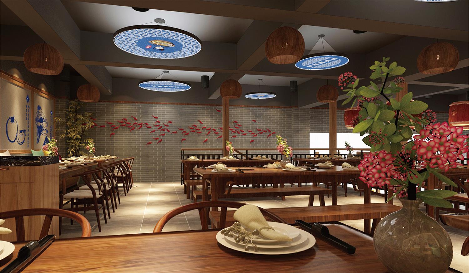 真功夫如何让中餐厅的餐饮空间设计，蕴含中国传统文化底蕴？