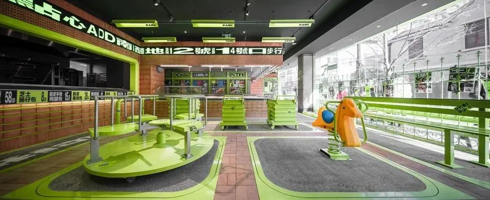 真功夫广莲申点心公园深圳餐饮空间设计，将公园搬进了店内